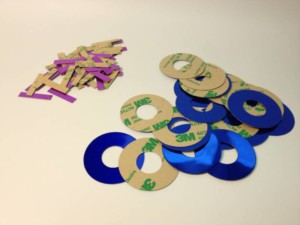 SAMPLE Color-Coded Aluminum with PSA